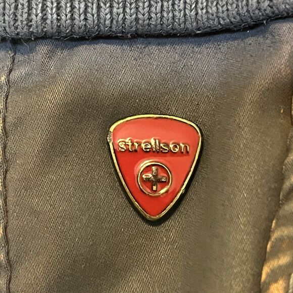 Stellson Mens Waxed Cargo Shorts Size L Gray Orange Acid Wash Switzerland Grunge - Picture 7 of 14